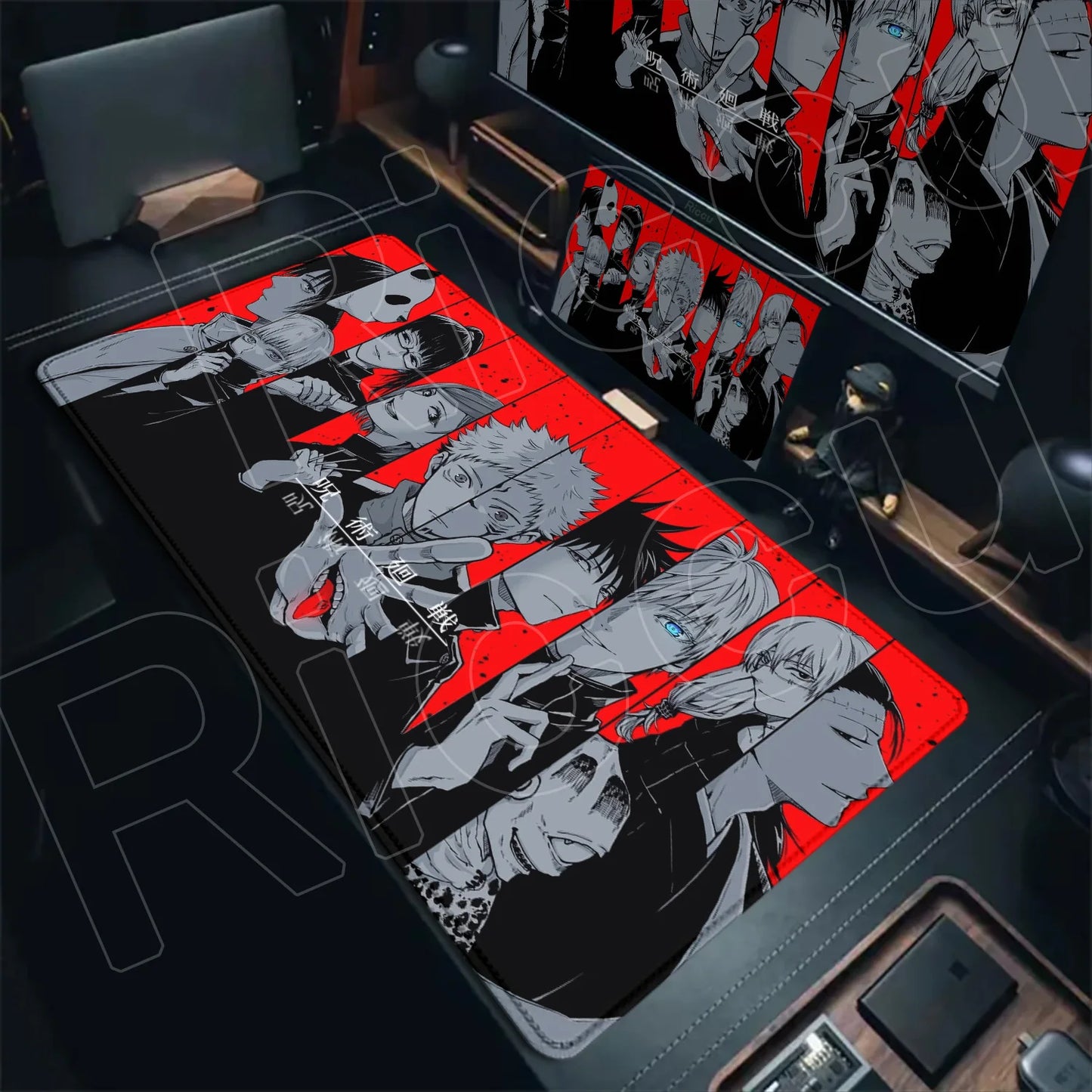 Anime Jujutsu Kaisen Mouse Pad Cool Gojo Satoru Large Gaming Mousepad Gamer Laptop Keyboard Mice Mat Computer 900×400mm Desk Mat