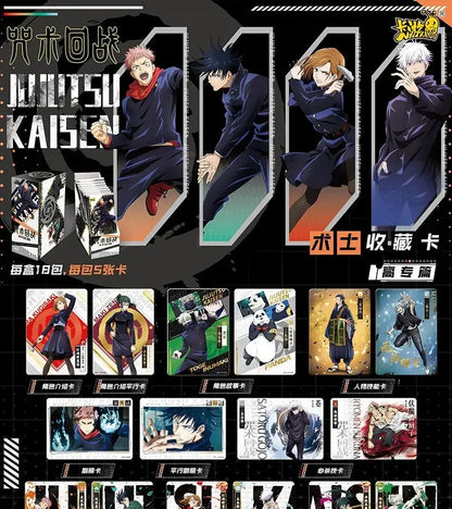KAYOU Genuine Jujutsu Kaisen High Edition Warlock Card Gojo Satoru Anime Characters Peripheral Collection Card Kid Gift Original
