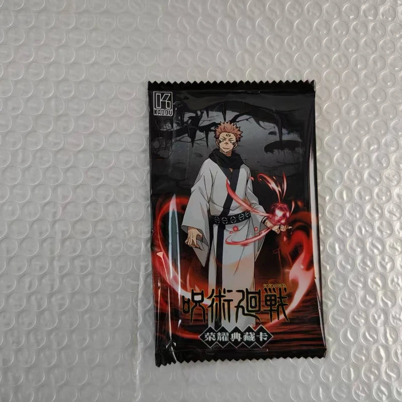 Jujutsu Kaisen Collection Cards 12 Packs Booster Box Glory Edition Anime Trading Card Game CCG Kadou Merchandise