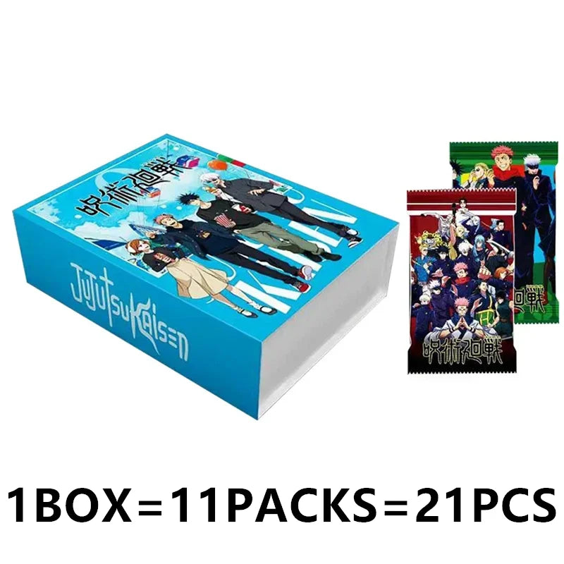 Genuine Jujutsu Kaisen Card Warlock Cards Gojo Satoru Fushiguro Megumi Itadori Yuji Cards Anime Peripheral Collection Cards Toy