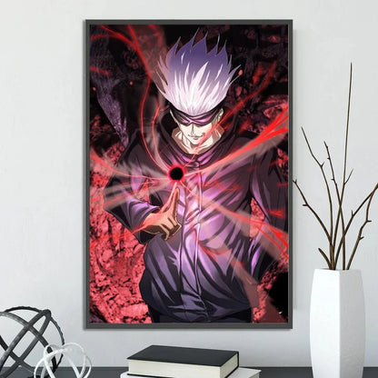 J-Jujutsu Anime Self-adhesive Poster Wallpaper Wall Art Print Gojo Satoru Home Decoration Modern Itadori Yuji Gift
