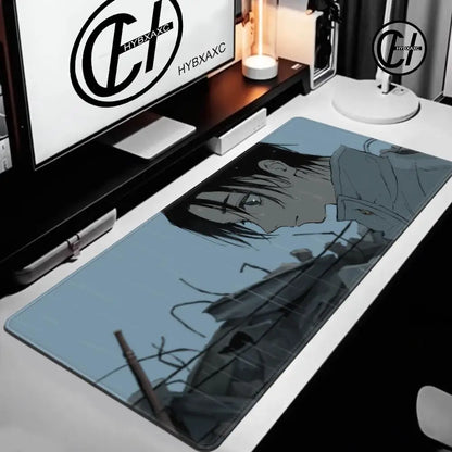 Anime Purple Mouse Pad HD XXL Yuta Okkotsu Gaming Keyboard Rug Laptop Jujutsu Kaisen Mousepad PC Gamer Cabinet Extended Desk Mat