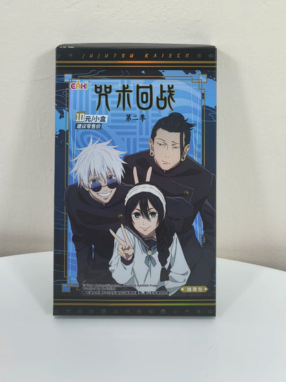 Jujutsu Battle Gojo Shoko Suguru Nobara Classic Anime Collection Card Popular Characters Transparent Card Series Family Toys
