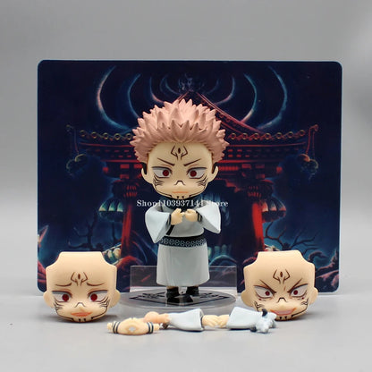 10cm Anime GSC Jujutsu Kaisen #1834 Cute Figure Ryomen Sukuna Ction Figure Movable Q Version Model Doll PVC Collectible Toy Gfit - Jujutsu Kaisen Merch - Free Shipping Buy Now