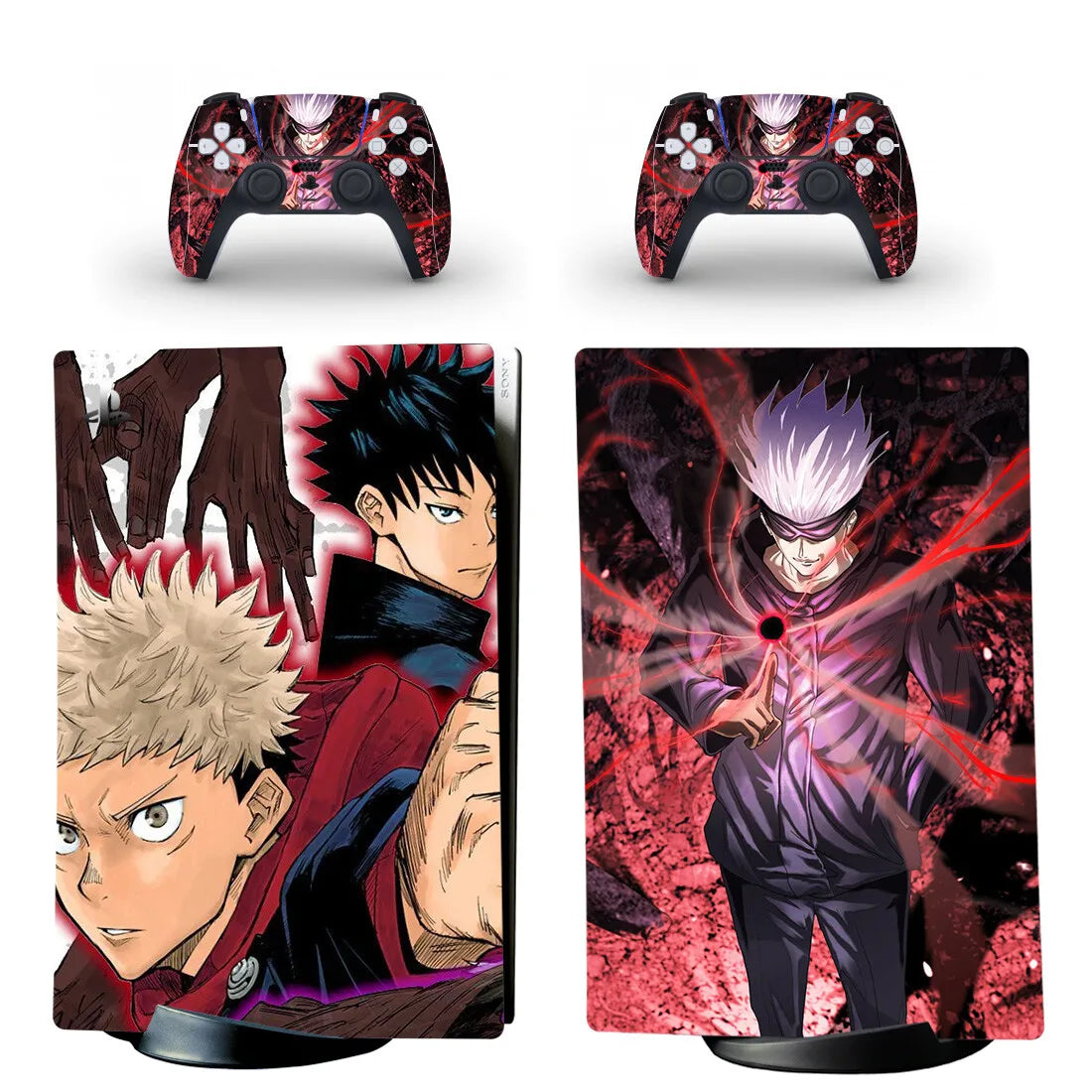 Jujutsu Kaisen Gojo PS5 Digital Skin Sticker Protector Decal Cover for Console Controller PS5 Digital Sticker Vinyl