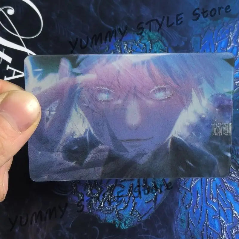  Latest Jujutsu Kaisen Gojo Satoru 3D Lenticular card with 6 Changing Versions Cool Anime Postcards Collectible Merch for Fans