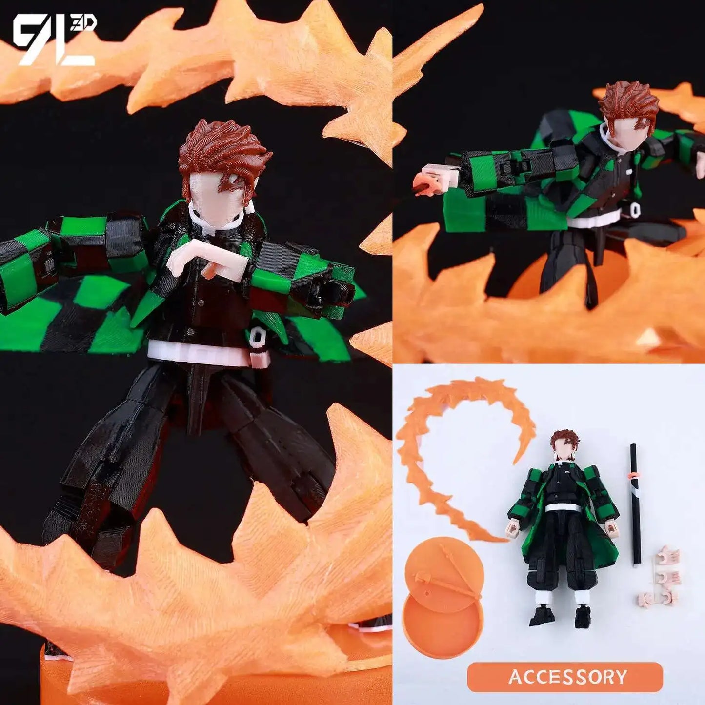 9L3D Mahoraga & Gojo Satoru 3D Printed Figures Set Jujutsu Kaisen Anime Multi-Jointed Poseable Model Collectible Toys Gift - Jujutsu Kaisen Merch - Free Shipping Buy Now