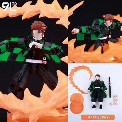 9L3D Mahoraga & Gojo Satoru 3D Printed Figures Set Jujutsu Kaisen Anime Multi-Jointed Poseable Model Collectible Toys Gift - Jujutsu Kaisen Merch - Free Shipping Buy Now