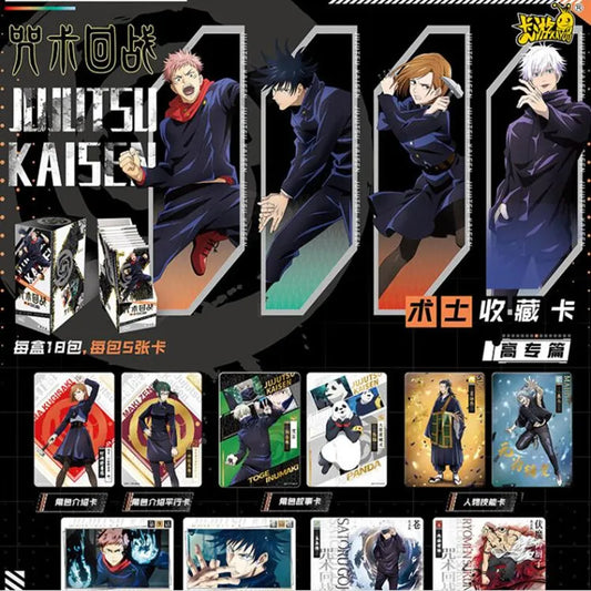 Genuine KAYOU Anime Jujutsu Kaisen Cards BP MR UR Collection Cards Satoru Gojo Character Itadori Yuji Game Card Toy