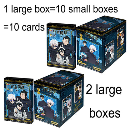 Carte de collection Anime Jujutsu Kaisen Fushiguro Megumi Kugisaki Nobara Personnage exquis Carte en gros plan Cadeau de trésor d'anniversaire