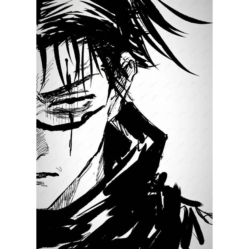 Japan Choso Jujutsu Kaisen Anime Poster Sticky Wall Art Printing Waterproof Home Living Bed Room Bar Aesthetic Decor