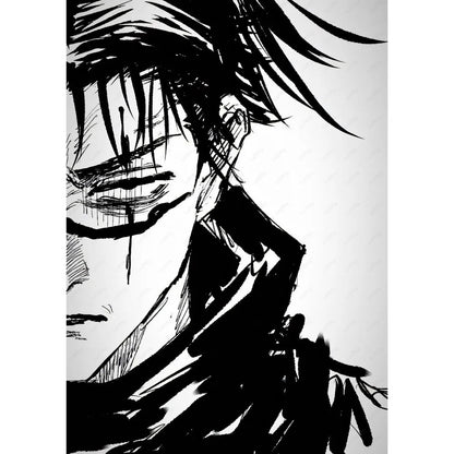 Japan Choso Jujutsu Kaisen Anime Poster Sticky Wall Art Printing Waterproof Home Living Bed Room Bar Aesthetic Decor