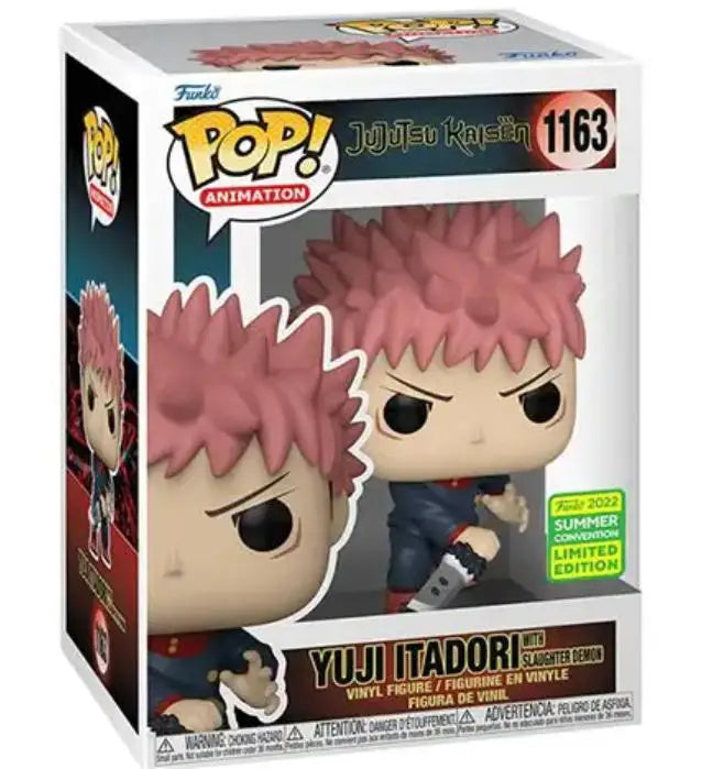 Funko Pop Jujutsu Kaisen SATORU GOJO 1137# Yuji Itadori with Slaughter Demon 1163# Vinyl Figure Action Toys Figures Doll