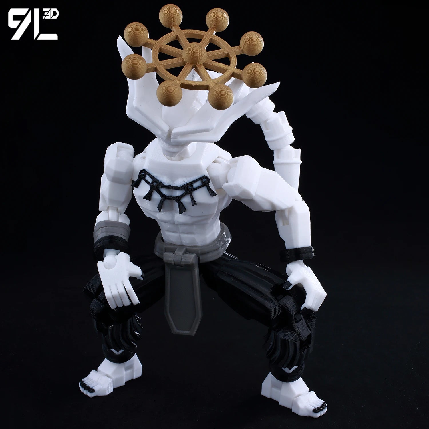 9L3D Mahoraga & Gojo Satoru 3D Printed Figures Set Jujutsu Kaisen Anime Multi-Jointed Poseable Model Collectible Toys Gift - Jujutsu Kaisen Merch - Free Shipping Buy Now