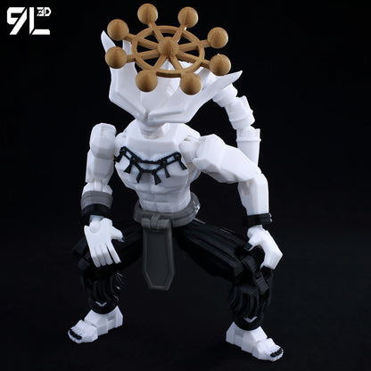 9L3D Mahoraga & Gojo Satoru 3D Printed Figures Set Jujutsu Kaisen Anime Multi-Jointed Poseable Model Collectible Toys Gift - Jujutsu Kaisen Merch - Free Shipping Buy Now
