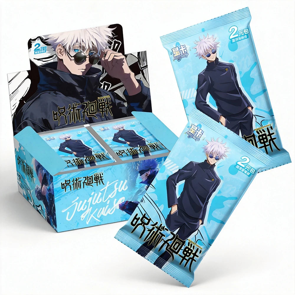 Jujutsu Kaisen Card Warlock Cards Gojo Satoru Fushiguro Megumi Itadori Yuji Cards Anime Peripheral Collection Cards Toy Gift