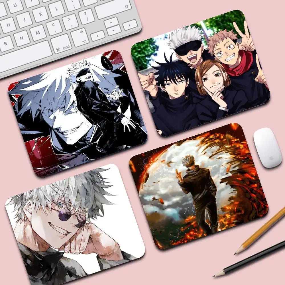 HYBXAXC 450x400mm Jujutsu Kaisen Gaming Mouse Pad XS Small Mousepad For PC Gamer Desktop Decoration Office Mouse Mat Deskmat Rug