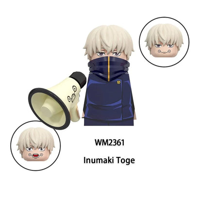 Anime Jujutsu Kaisen Cartoon Gojo Satoru Itadori Yuj Fushiguro Megumi Okkostu Yuta Building Blocks Mini Action Figures Kids Toy - Jujutsu Kaisen Merch - Free Shipping Buy Now