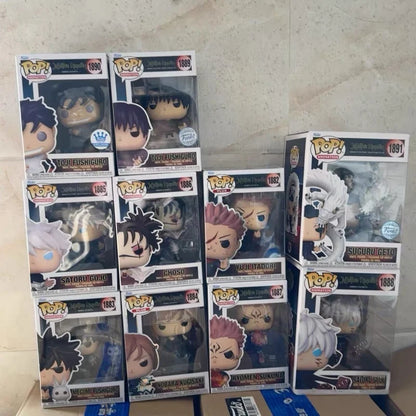 Jujutsu Kaisen Action Figure Funko Pop Gojo Satoru 1888#  Kugisaki Nobara 1884# Geto Suguru 1891# Fushiguro Toji 1889# Doll Toys