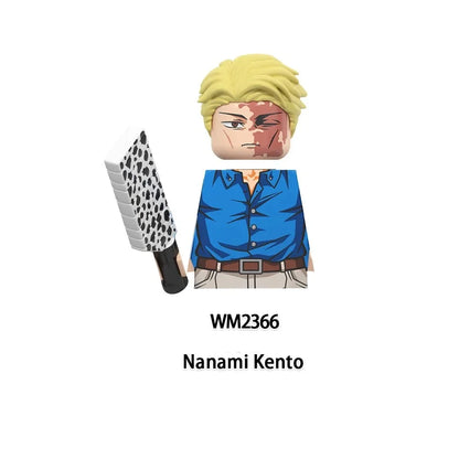 Jujutsu Kaisen Anime Cartoon Gojo Satoru Itadori Yuj Fushiguro Megumi Okkostu Yuta Building Blocks Mini Action Figures Kids Toy - Jujutsu Kaisen Merch - Free Shipping Buy Now
