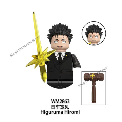 Jujutsu Kaisen MINI Puzzle Brick toys Makora Gojo Satoru Rogo Ryomen Sukuna Kugisaki Nobara Building Blocks Collection Gift