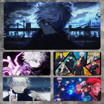 Jujutsu Kaisen Satoru Gojo Mouse Pad 90x40CM Non-slip Gaming Mousepad Gamer E-Sports Mouse Mat Mechanical Keyboard XXL Desk Mat