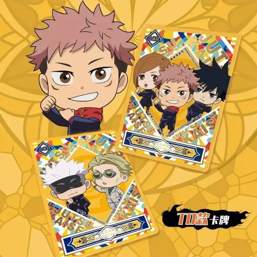 KAYOU Genuine Classic Anime Jujutsu Kaisen Ryomen Sukuna Itadori Yuji Gojo Satoru Character Collection Hobby Card Children Gift