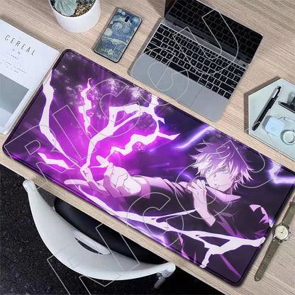 XXL J-Jujutsu Kaisen Gojo Satoru Mouse Pad Carpet Cartoon Anime Gaming Mousepad Non-Slip Rubber Desk Mat Computer Laptop Office