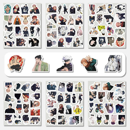 103pcs Various Jujutsu Kaisen Graffiti Stickers Waterproof Diy Decals For Phone Laptop Ipad Water Cup Helmet  Thermos Decor