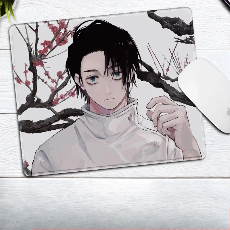 Premium Anime Jujutsu Kaisen Gojo Satoru Leather Mouse Pad Ryomen Sukuna Fushiguro Megumi E-sports Table Mat Small Keyboard Pad