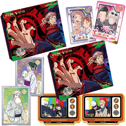 Cartes de collection Jujutsu Kaisen Fantasy Action Battle Anime Ryomen Sukuna Cartes de personnages Cadeaux de Noël préférés des enfants