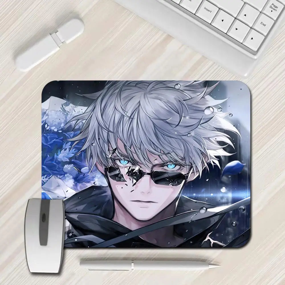 HYBXAXC 450x400mm Jujutsu Kaisen Gaming Mouse Pad XS Small Mousepad For PC Gamer Desktop Decoration Office Mouse Mat Deskmat Rug