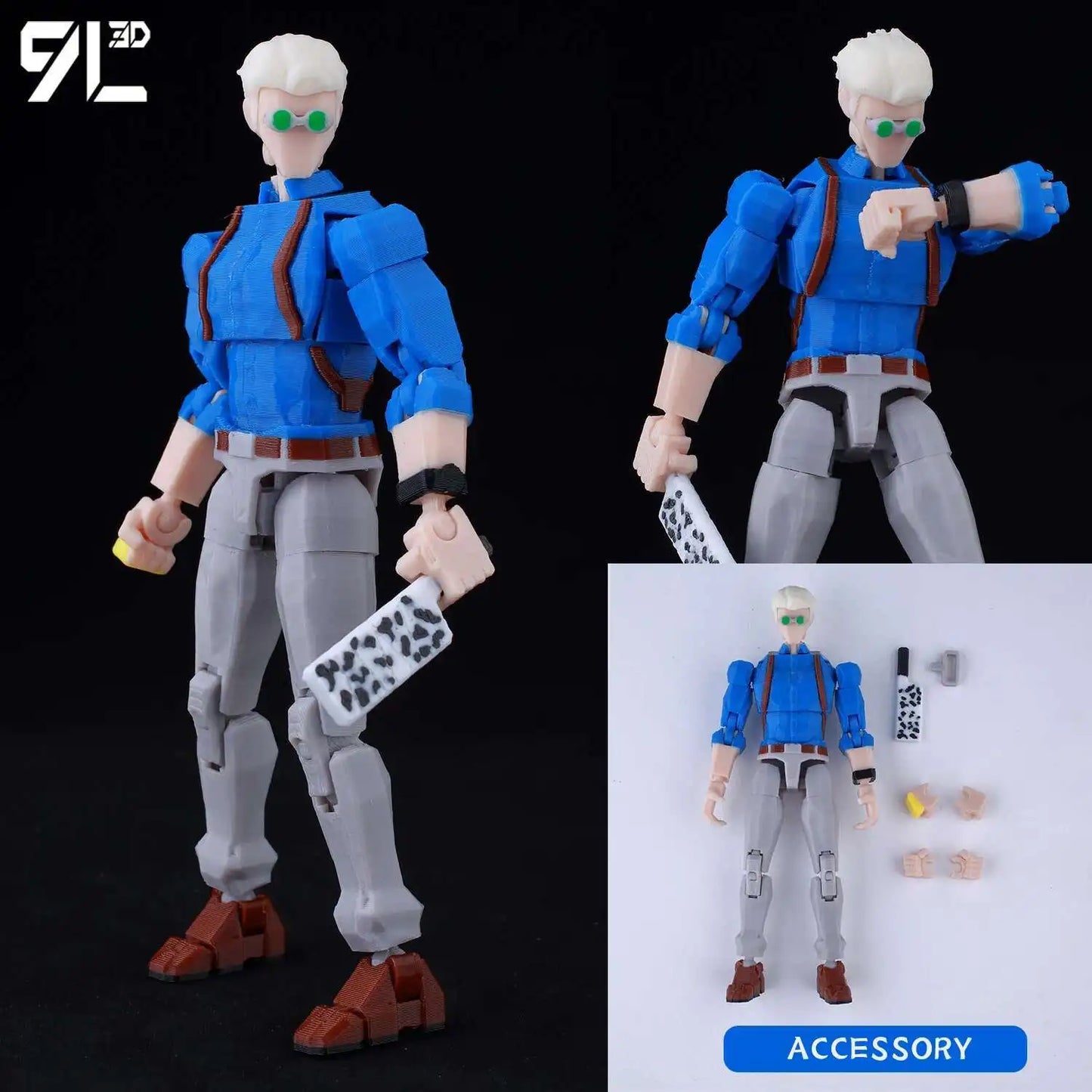 9L3D Printed Anime Jujutsu Kaisen Sukuna Yuji Yuta Satoru Gojo Lucky Dummy 13 Movable Shapeshift Action Figures Mannequin Toys - Jujutsu Kaisen Merch - Free Shipping Buy Now