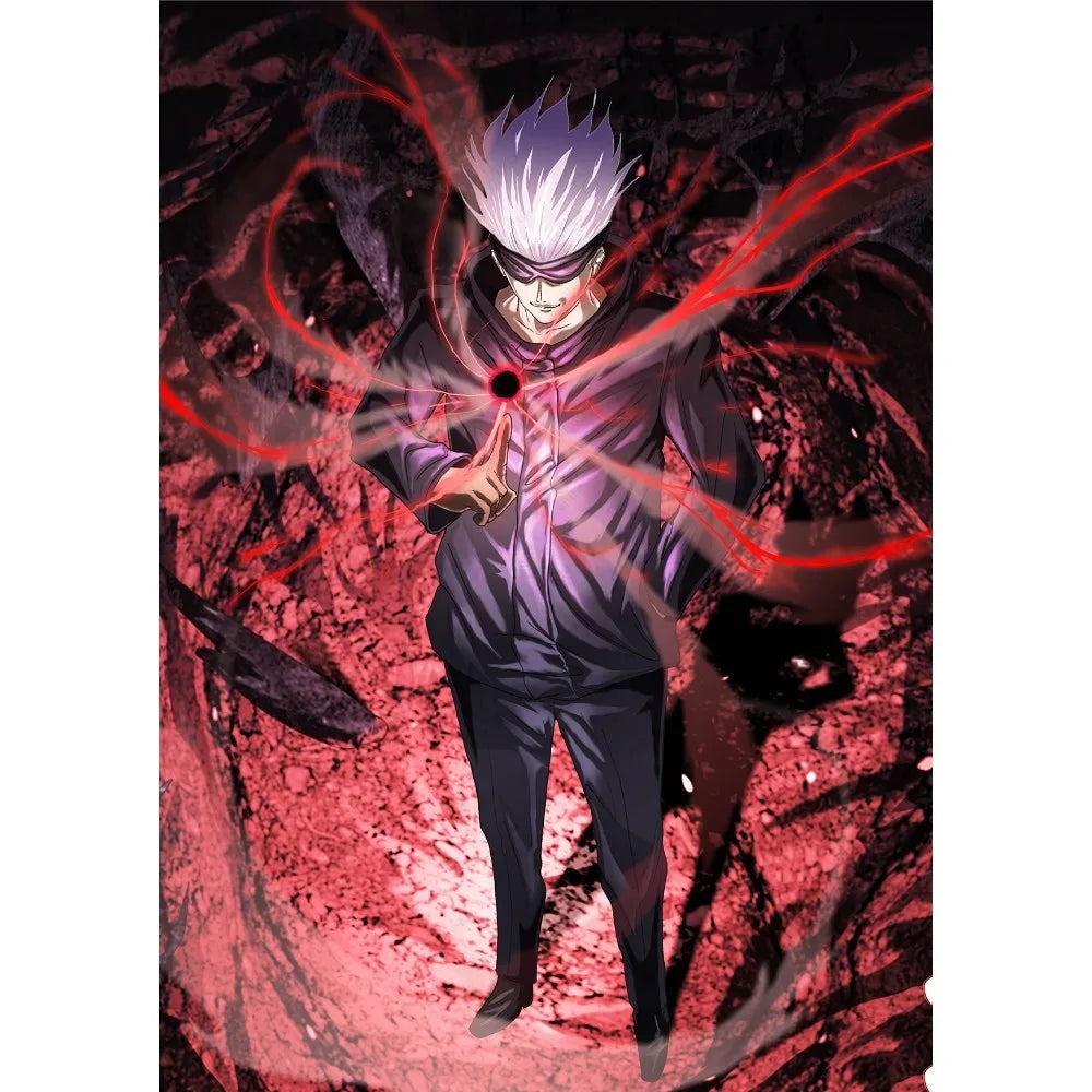 Jujutsu k-Kaisen Anime Cool JOJO Tv HD Poster Sticky Wall Art Printing Waterproof Home Living Bed Room Bar Aesthetic Decor