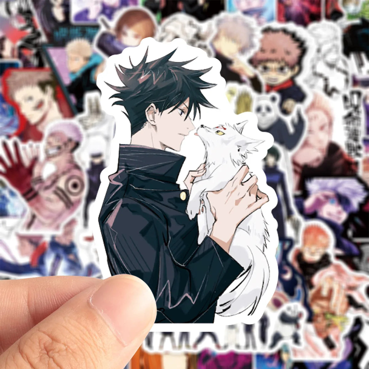 50Pcs Jujutsu Kaisen Graffiti Stickers Water Bottle Laptop Phone Bicycle Luggage Case Skateboard Children Adult Sticker