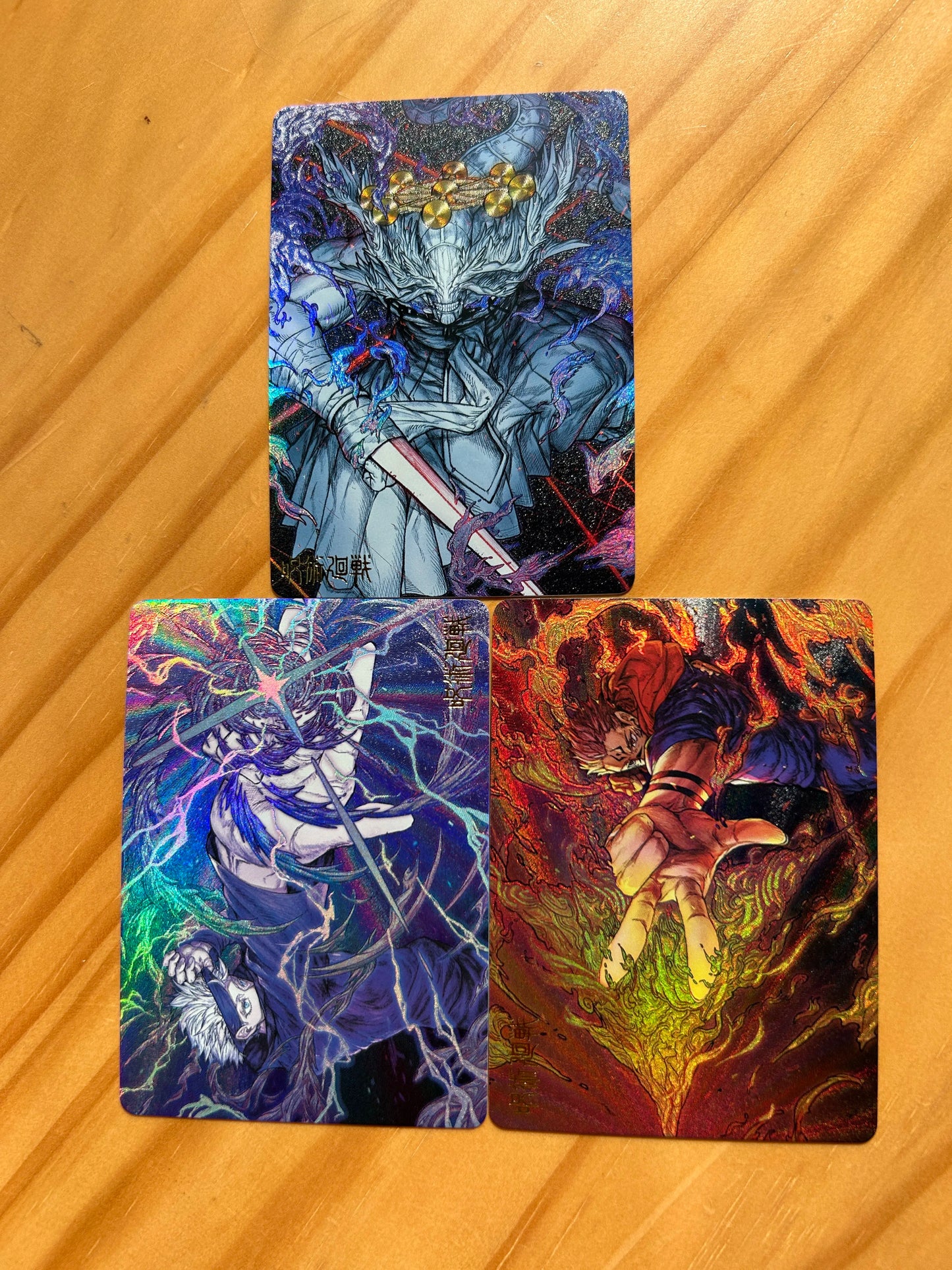 DIY CARDS Jujutsu Kaisen Ryomen Sukuna Itadori Yuji Satoru Gojo Christmas birthday gift collectible card foil stamping signature