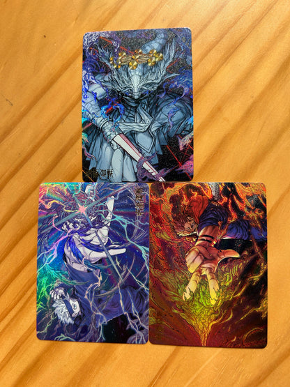 DIY CARDS Jujutsu Kaisen Ryomen Sukuna Itadori Yuji Satoru Gojo Christmas birthday gift collectible card foil stamping signature
