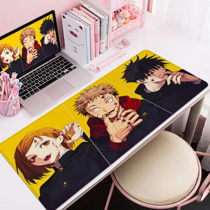 Jujutsu Kaisen Satoru Gojo Mouse Pad 90x40CM Non-slip Gaming Mousepad Gamer E-Sports Mouse Mat Mechanical Keyboard XXL Desk Mat