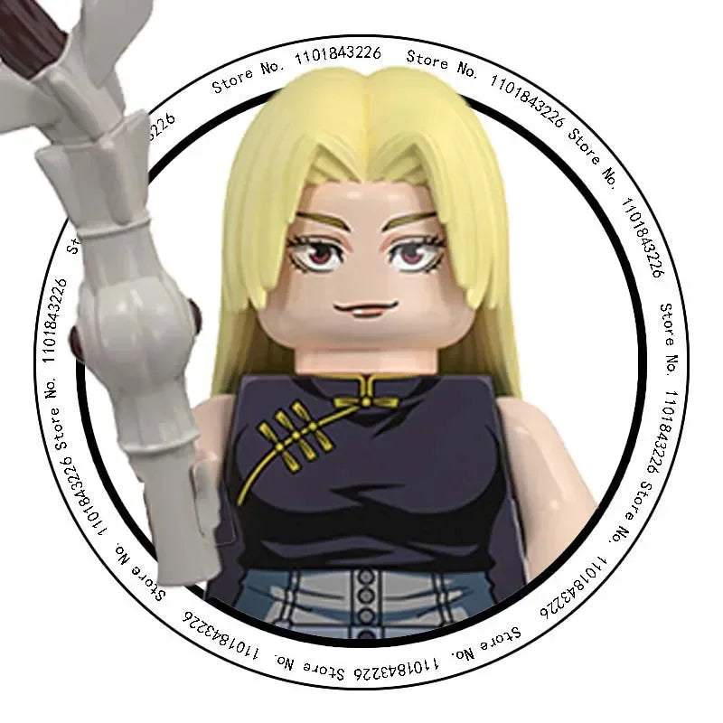 Jujutsu Kaisen Bleach Building Blocks Itadori Yuji Gojo Satoru Ryomen Sukuna Mini Action Figure Accessories Christmas Gifts