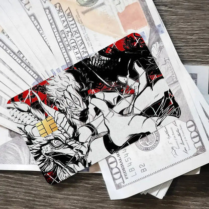 Cool Fashion Anime Popular Hot Top Jujutsu Kaisen Luxury Credit Card Film Debit Protect Bank Bus Card Sticker Skin