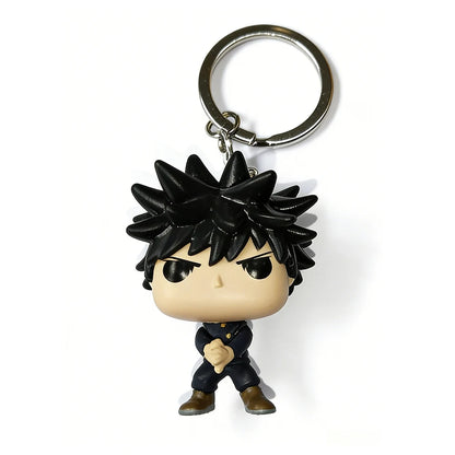 Pocket Keychain Jujutsu Kaisen Megumi Yuji Itadori Nobara Kugisaki Satoru Action Figure Collection Toys for Gifts