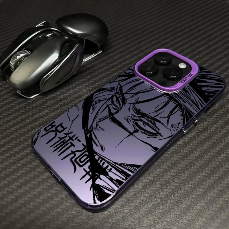 Coque antichoc Jujutsu Kaisen Choso ART pour Apple iPhone 16e, 16, 14, 15, 13, 11 Pro Max, 15 Plus, 12 Mini, 16e