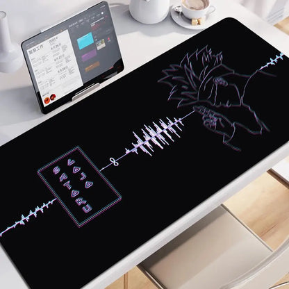 HD 60x30CM Black Anime Jujutsu Kaisen XXL Mouse Pad Gojo Satoru Mouse Pads Computer Gaming Peripheral PC Accessories Desk Mat