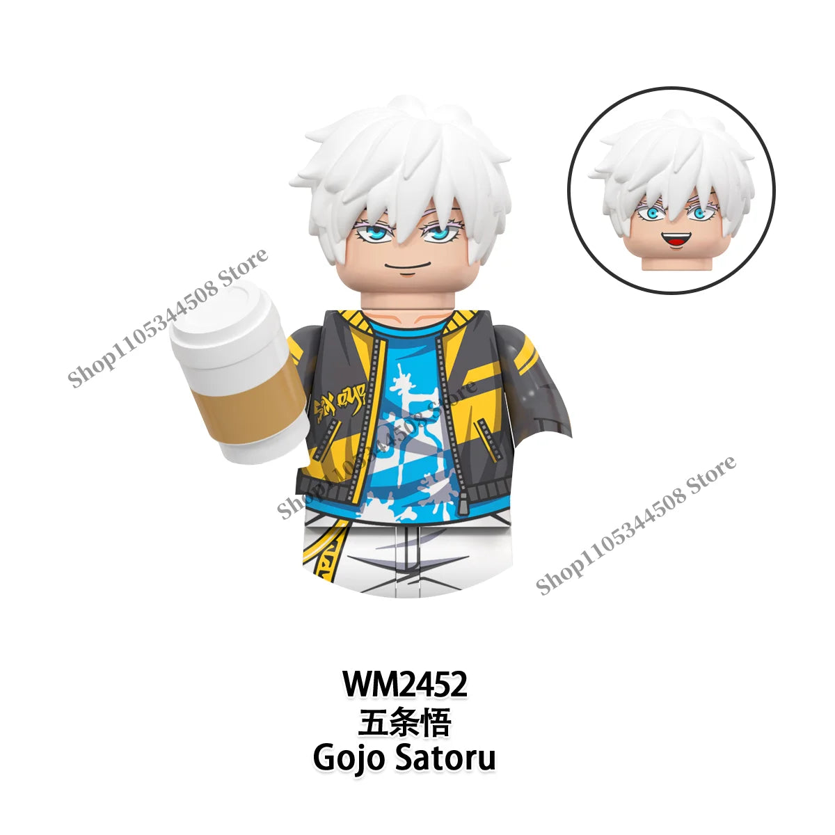 Jujutsu Kaisen MINI Puzzle Brick toys Makora Gojo Satoru Rogo Ryomen Sukuna Kugisaki Nobara Building Blocks Collection Gift