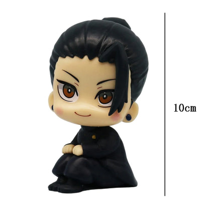 Anime Cute Fushiguro Toji Jujutsu Kaisen Figure Gojo Satoru Action Figure Q Version Doll Geto Suguru Statue 10cm PVC Model Toys - Jujutsu Kaisen Merch - Free Shipping Buy Now