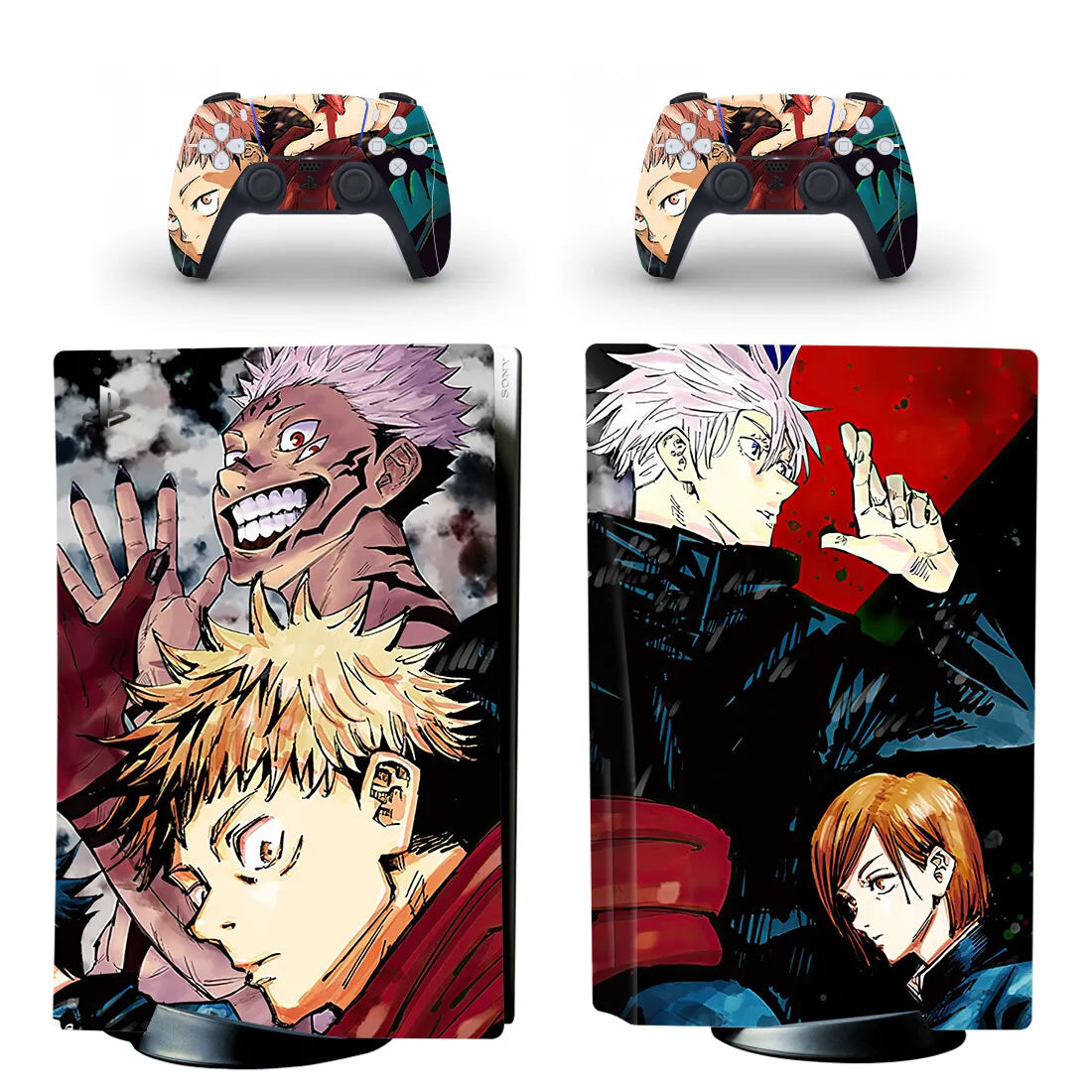 New Anime Jujutsu Kaisen Gojo PS5 Disc Skin Sticker Decal Cover for Console Controller PS5 Standard Disk Skin Sticker Vinyl