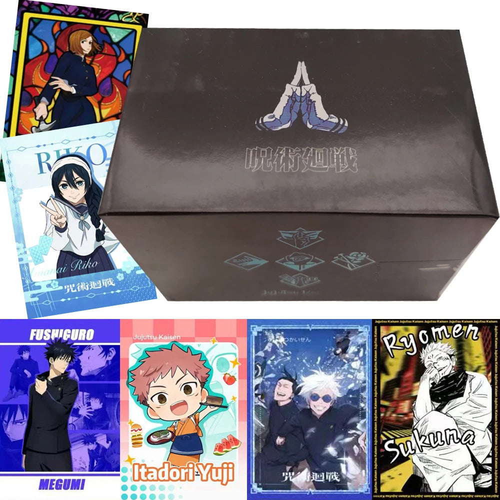 Jujutsu Kaisen Hobby Creative Collection Cards Fantasy Anime Highly Popular Characters Peripheral Card Bricks Kids Trendy Gifts
