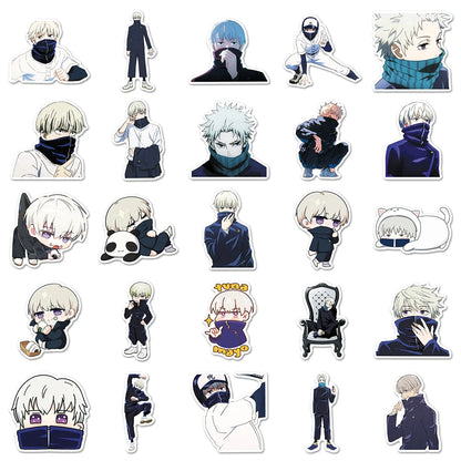 10/30/50pcs Jujutsu Kaisen Anime Stickers Manga Character Inumaki Toge Sticker DIY Helmet Bike Guitar Phone Cool Decals Packing