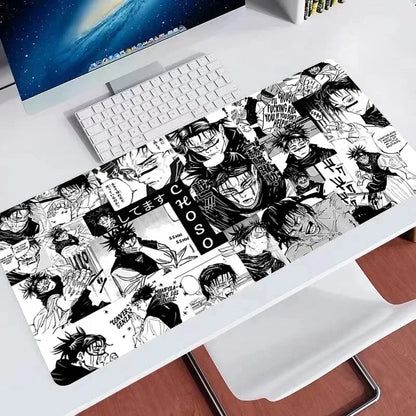 Gaming Mouse Pad Jujutsu Kaisen Choso Office Desk Cushion Computer Accessories Keyboard Table Mat Mousepad 90x40 Laptop Cushion