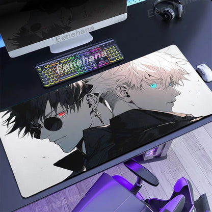 Hot Anime Jujutsu Kaisen Large 40x90CM Mouse Pad XXL Ryomen Sukuna MousePad handsome Computer Gaming laptop Accessories Desk Mat